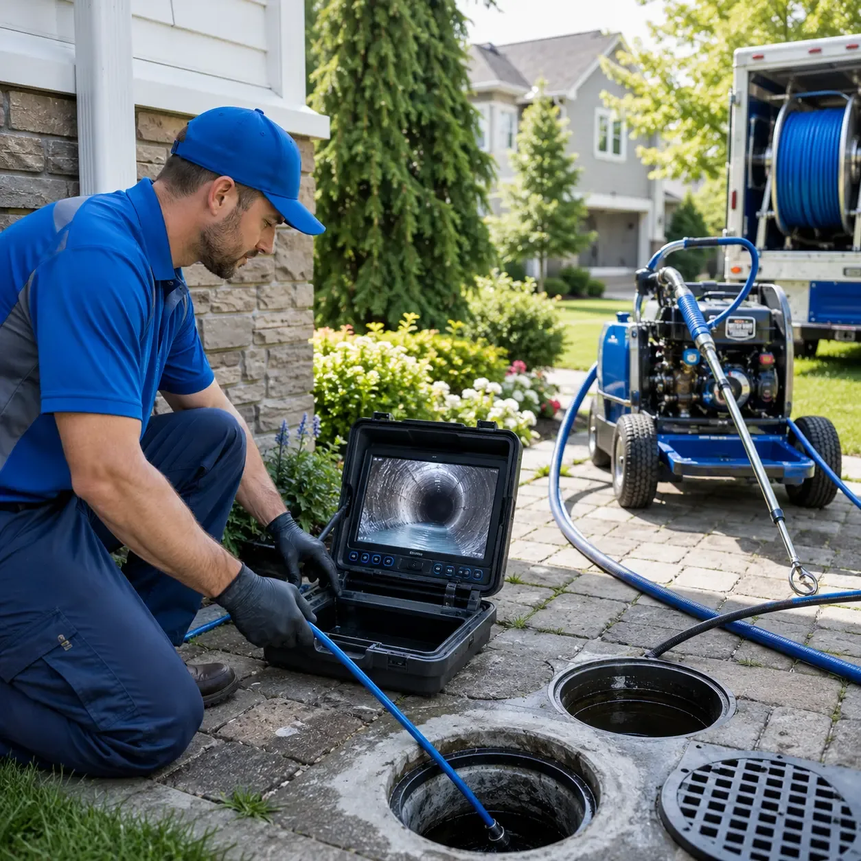 Outdoor drain cleaning professionals serving Caldwell, NJ